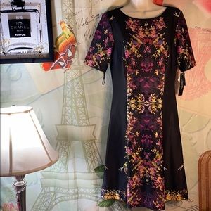 Black currant gold Dress